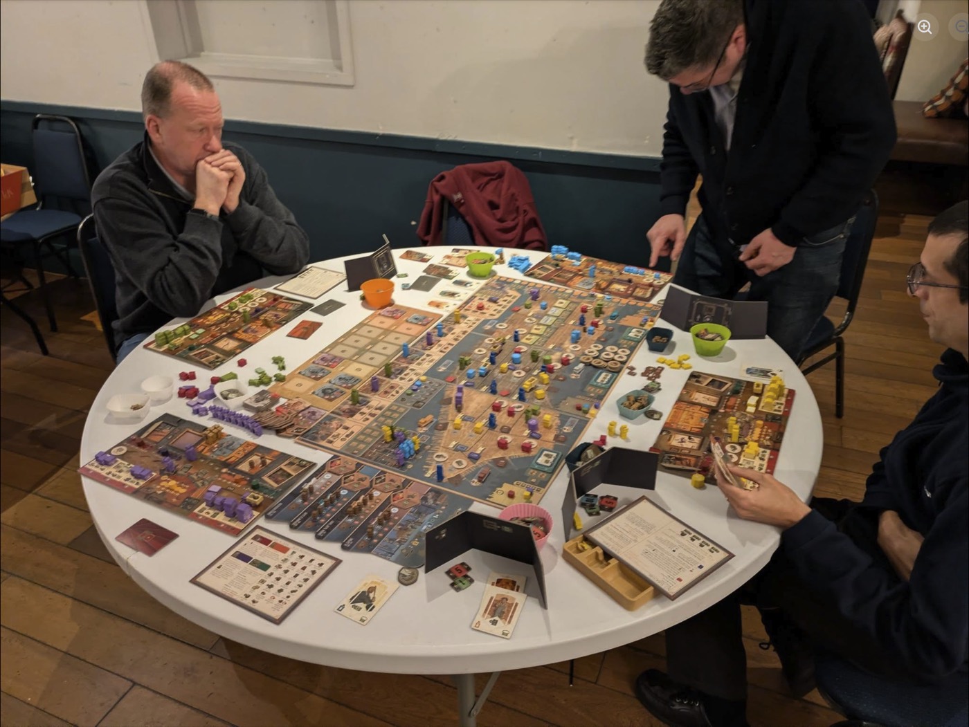East Leeds Board Gamers playing board games at The Brown Cow